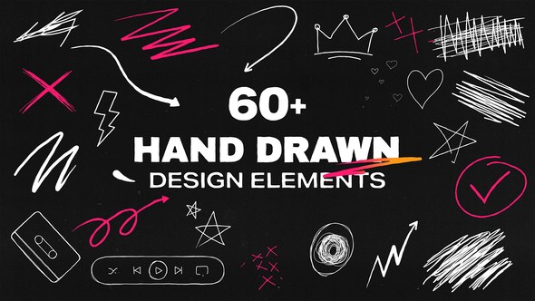 Videohive Hand Drawn Doodle Animation Pack Elements template preview