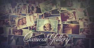 Videohive Classical Gallery Video Displays template preview