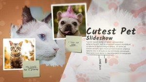 Videohive Cutest Pet Slideshow Openers template preview