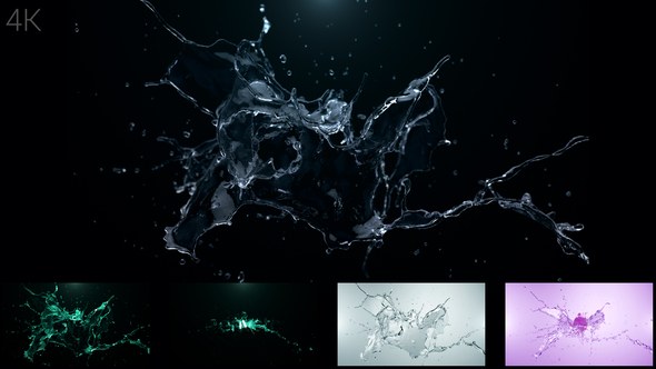 Videohive Water Splash Logo Reveal 24743540 Logo Stings template preview