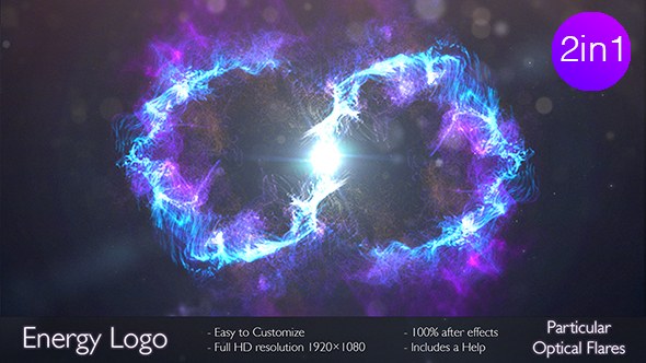 Videohive Energy logo 2 in 1 Logo Stings template preview