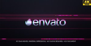 Videohive Distortion Glitch Logo Logo Stings template preview