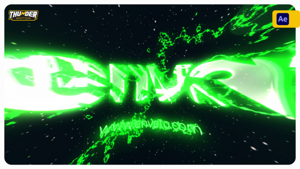 Videohive Electric Impact Logo Reveal Logo Stings template preview