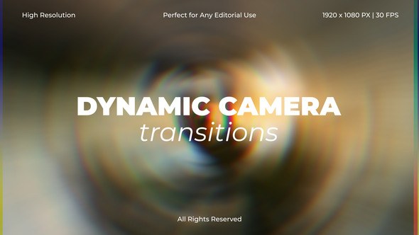 Videohive Dynamic Camera Transitions for After Effects Elements template preview