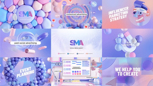 Videohive Creative Social Media Marketing Agency Promo Product Promo template preview