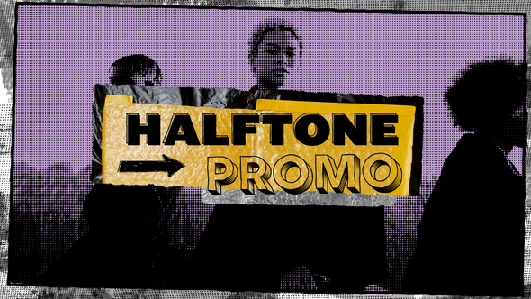 Videohive Halftone Promo Openers template preview