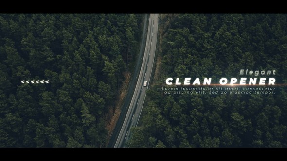 Videohive Elegant Opener Openers template preview