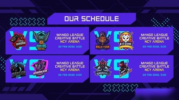 Videohive eSport Gaming Slides Promo Openers template preview