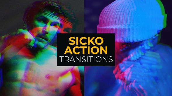 Videohive Sicko Action Transitions | After Effects Elements template preview