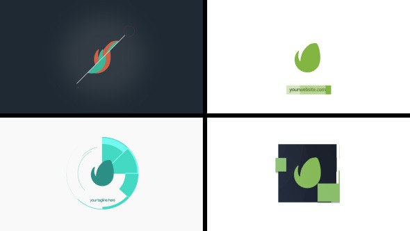 Videohive Minimal Logos Pack Logo Stings template preview