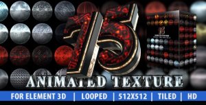 75 Animated Texture (Element 3D) Video Displays template preview