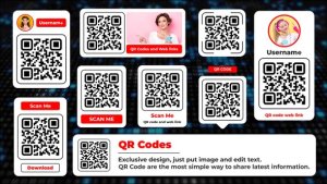 Videohive QR Code Lower Thirds Animation Elements template preview