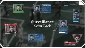 Videohive Surveillance Scan Pack Titles template preview