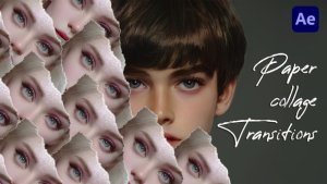Videohive Paper Collage Transitions Broadcast-packages template preview