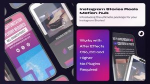 Instagram Vertical Online Course Promo Mogrt Premiere Pro template preview