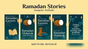 Videohive Ramadan Instagram Stories 51464476 Ramadan template preview
