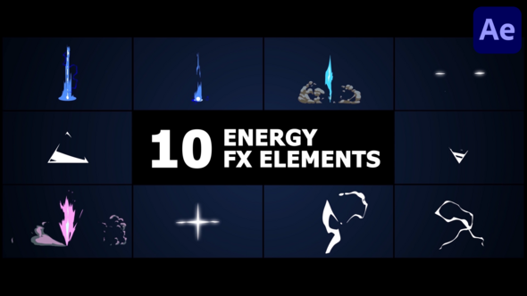 Videohive Energy Elements | After Effects 51520417 Elements template preview