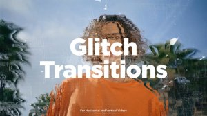 Videohive Flash Glitch Transitions Elements template preview
