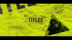 Videohive SIX Titles Titles template preview
