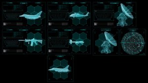 Videohive HUD Info Military Panels 2 Elements template preview