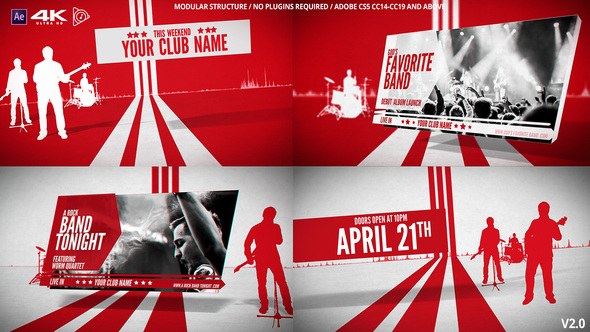Music Festival - After Effects Project (Videohive) Openers template preview