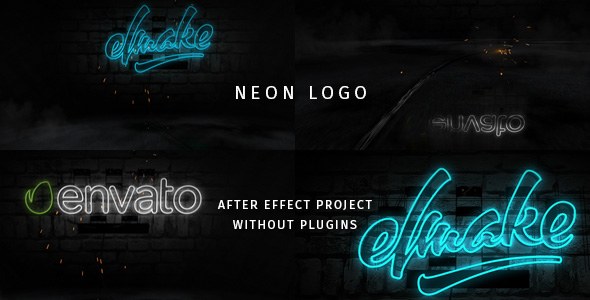 Neon Video Displays template preview