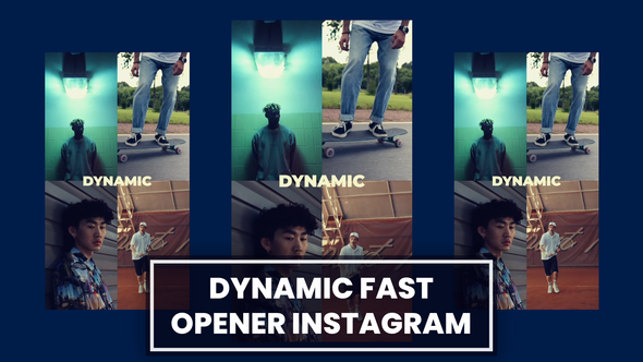Videohive Dynamic Instagram Opener Openers template preview