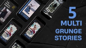 Multi Grunge Instagram Stories 2 Openers template preview