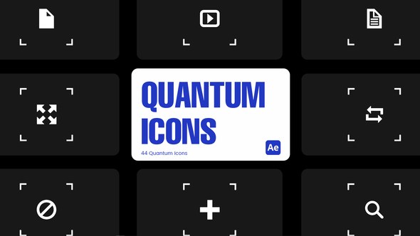Videohive Quantum Icons for After Effects Elements template preview