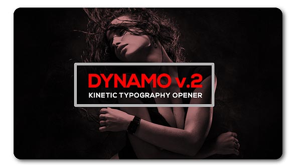 Dynamic Typography Opener v2 Video Displays template preview