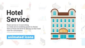 Videohive Hotel Services Icons 57567429 Elements template preview