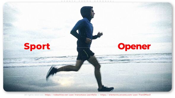 Videohive Sports Promo Demoreel Openers template preview