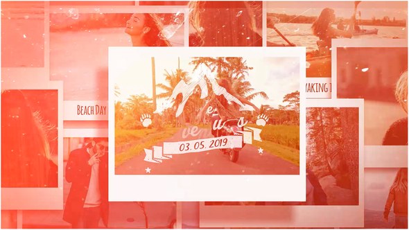 Videohive Summer Adventures Video Displays template preview