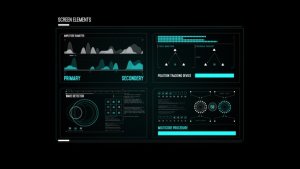 Videohive HUD Screen Detector Infographics template preview