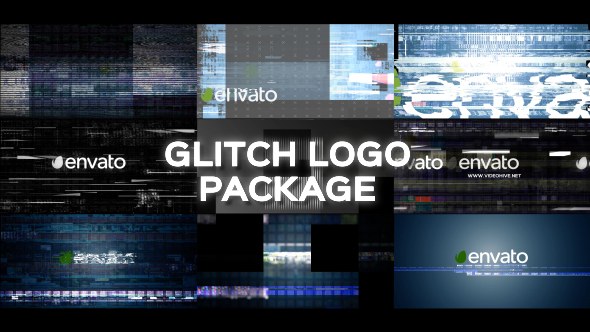 Videohive Glitch Logo Pack 19643456 Logo Stings template preview