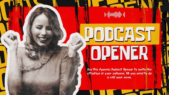 Videohive Podcast Opener 60533980 Openers template preview