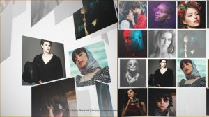 Mosaic Tiles Logo Reveal Premiere Pro template preview