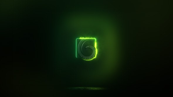 Electric Shockwave Logo Video Displays template preview