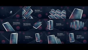 Mobile App Promo | UI Prsentation Video Displays template preview