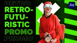 Videohive Retrofuturistic Promo Product Promo template preview
