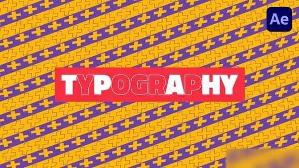 Videohive Typography Intro 39168646 Openers template preview