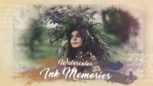 Videohive Watercolor Ink Memories Openers template preview