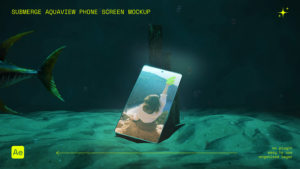 Videohive Submerge AquaView Phone Screen Mockup Product Promo template preview