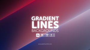 Videohive Gradient Lines Backgrounds Elements template preview
