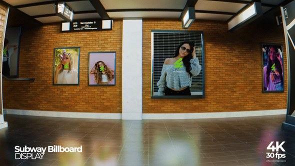 Videohive Subway Billboard Mockup 55408731 Product Promo template preview