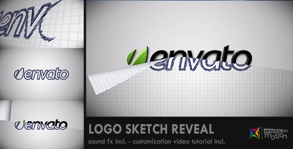 Videohive Logo Sketch Reveal Openers template preview
