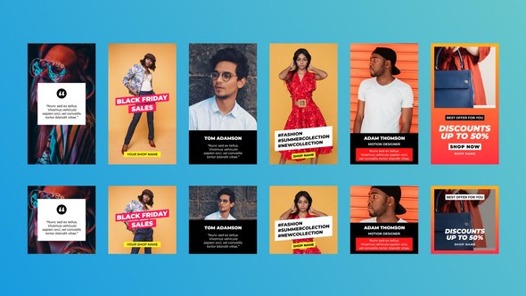 Videohive Instagram Stories and Posts 31359360 Product Promo template preview