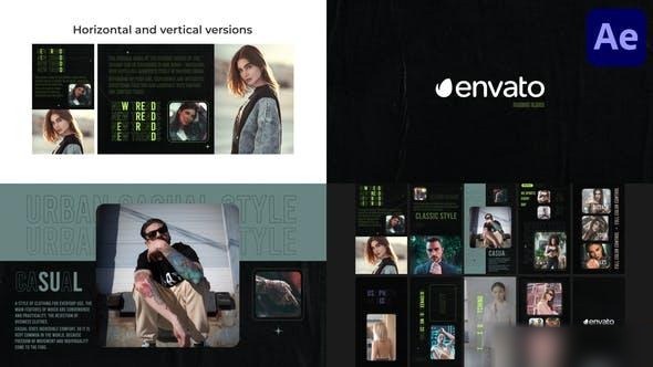Videohive Fashion Slide And Stories for After Effects Openers template preview