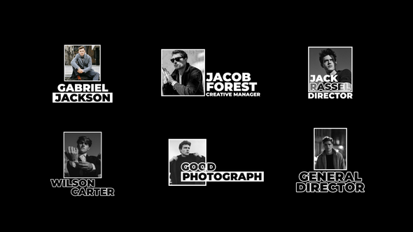 Videohive Image Lower Thirds | AE 56476894 Elements template preview