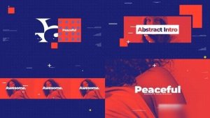 Videohive Peaceful Abstract Intro Openers template preview